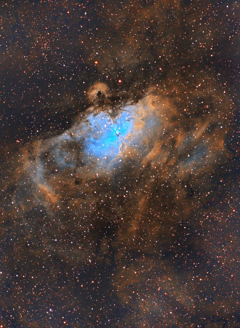 The Eagle Nebula (M16), a glowing star-forming region